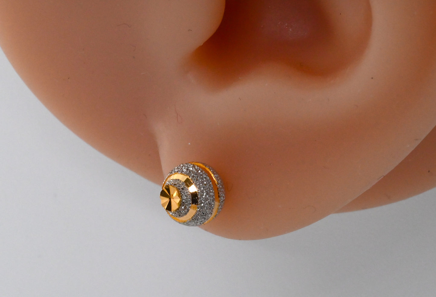 21k Gold Ball Shape Radiate Earrings