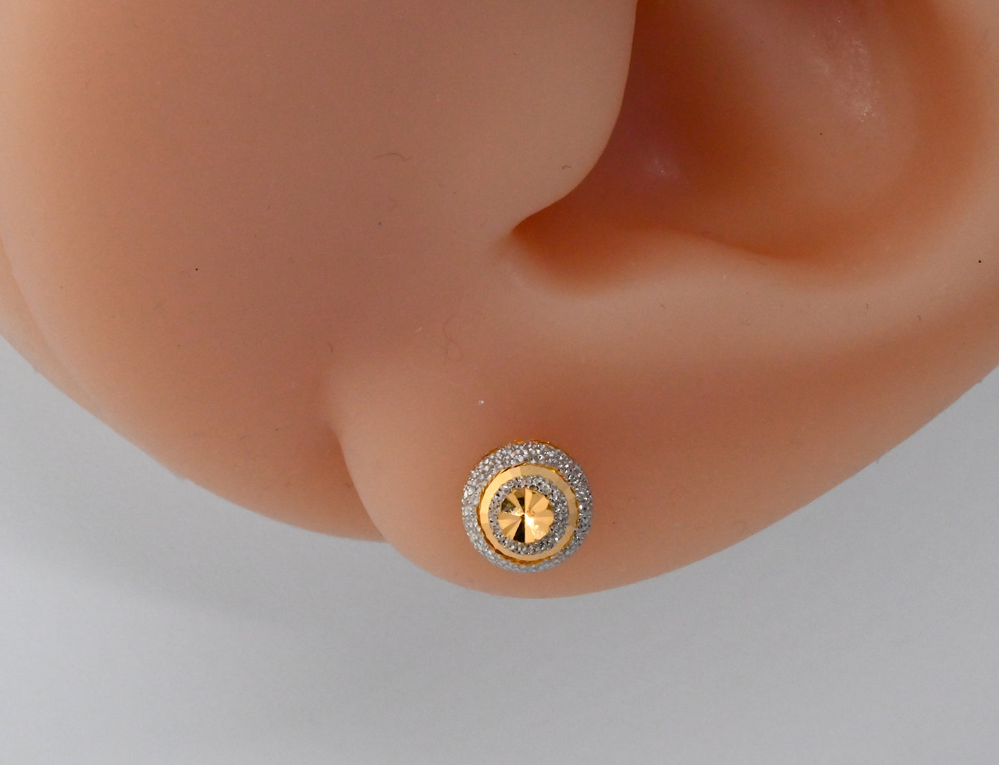 21k Gold Ball Shape Radiate Earrings