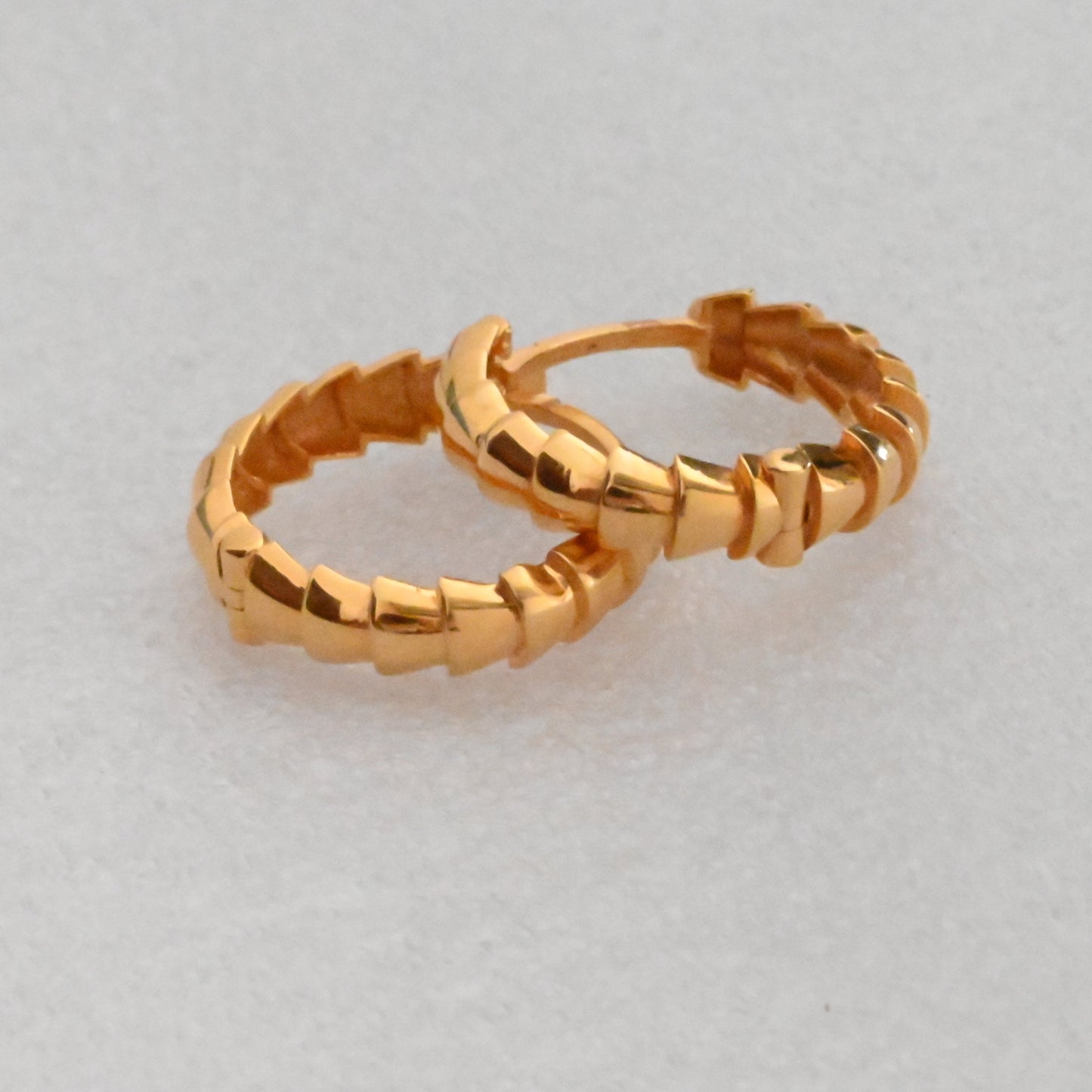 21k Hoop Stylish Earrings