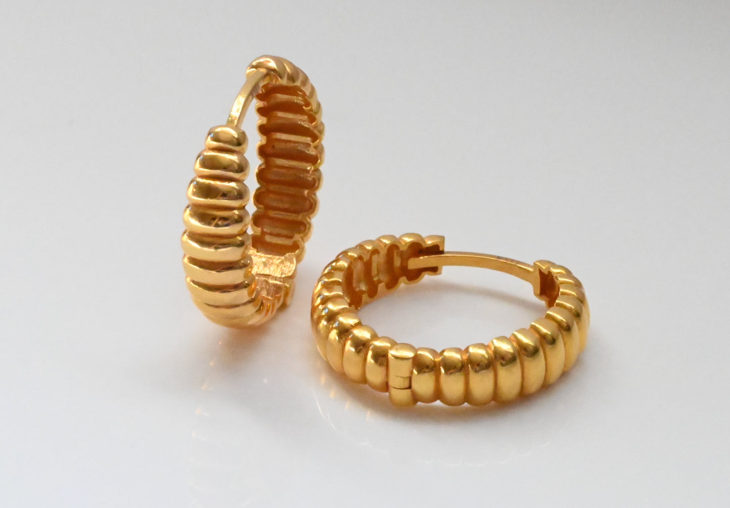 21k Hoop Earrings